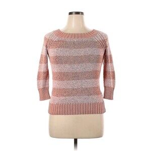Apt. 9 Womens XL Pullover Sweater Pink Boho Cottagecore Grandmacore Soft Knit